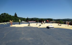 Summer roof project on schedule