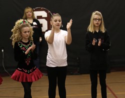 Irish dance school visits SES