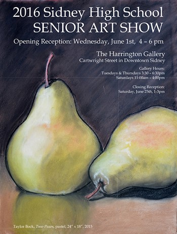 Senior Art Show set for June 1 at the Harrington Gallery
