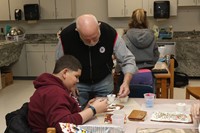 STEM elective class: gingerbread houses December 2018