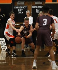 Sectional boys basketball second round on February 23, 2018.